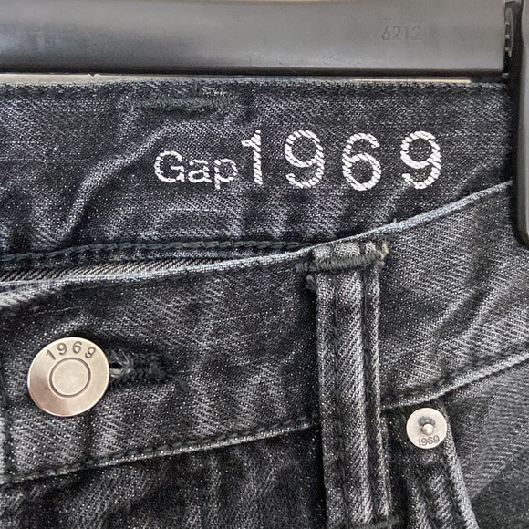 GAP 1969 Gray/Black Bootcut Jeans Denim - Picture 5 of 8